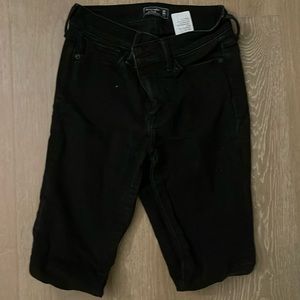 Abercrombie and fitch super skinny black jeans